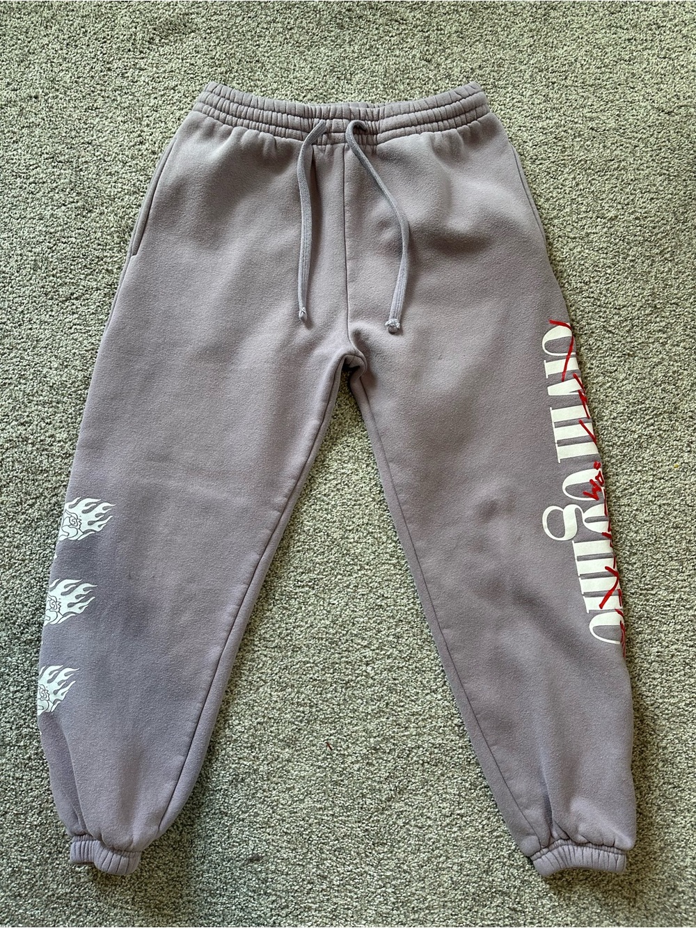 Light Purple Civil Regime Jogger Sweatpants